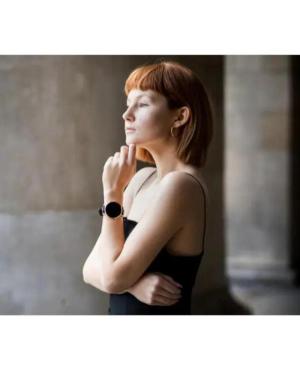 Мужские Fashion Спортивные Многофункциональные Умные часы Кварцевые Цифровой Часы GARETT Verona silver-black leather Черный Цифе изображение 1