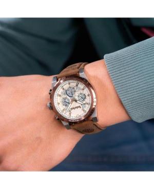Mężczyźni Moda Funkcjonalny kwarcowy analogowe Zegarek TIMBERLAND TDWGF0009403 Kolor srebrny Wybierz 46mm image 3