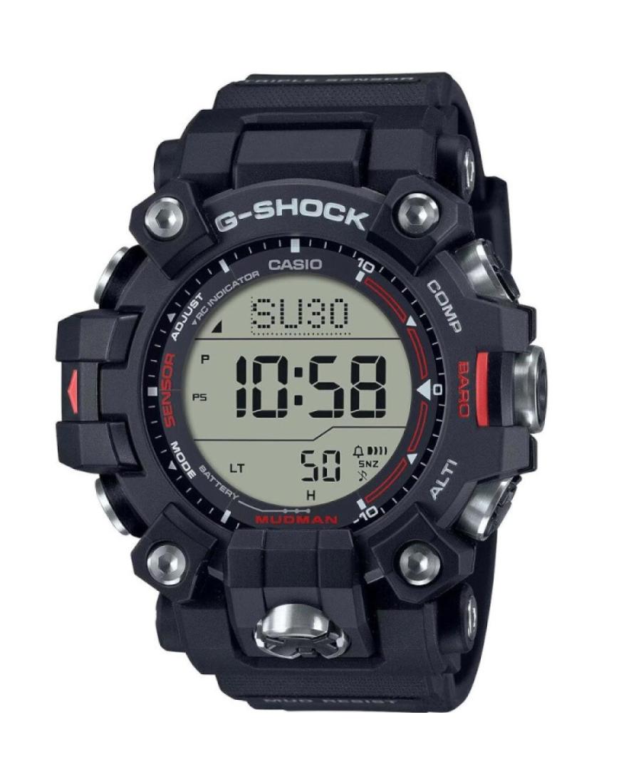 Men Sports Functional Diver Japan Eco-Drive Digital Watch Timer CASIO GW-9500-1ER G-Shock Silver color Dial 53mm