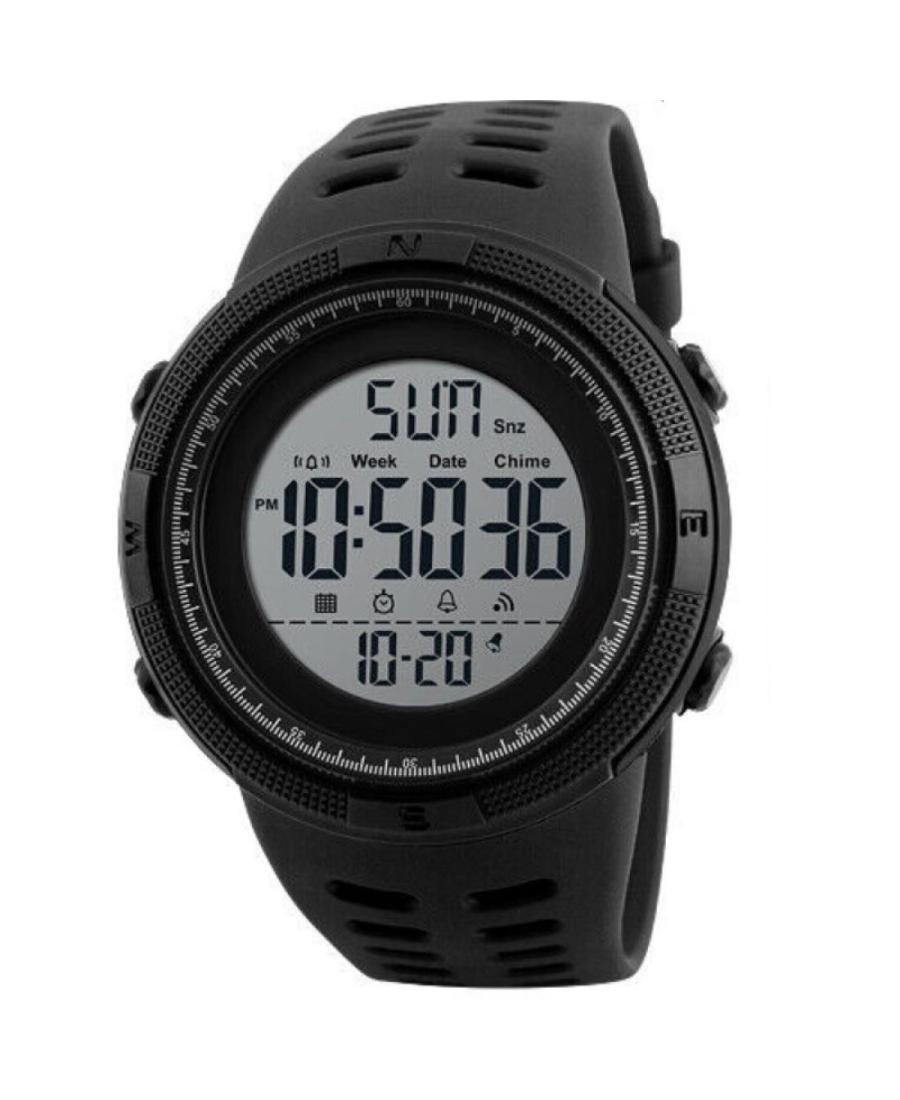 Men Functional Sports Quartz Digital Watch Timer SKMEI 1251BKWT Silver color Dial 49mm