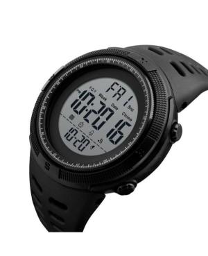 Men Functional Sports Quartz Digital Watch Timer SKMEI 1251BKWT Silver color Dial 49mm image 2