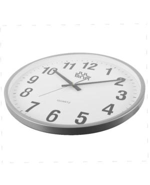 JULMAN PW358-1700-1 Wall clock Plastic Silver color