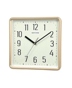 RHYTHM CMG598NR13 Настенные кварцевые часы Золотого цвета Пластик Розовый