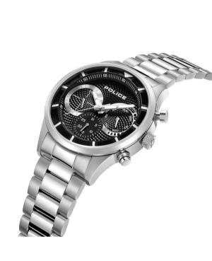 Mężczyźni klasyczny kwarcowy analogowe Zegarek POLICE PEWGK0040303 Czarny Wybierz 44mm image 5