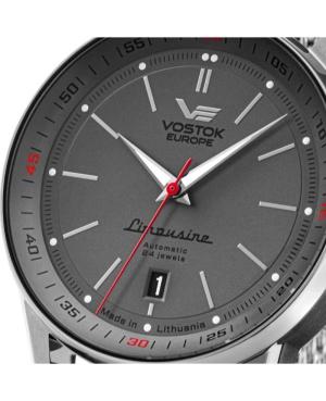 Mężczyźni klasyczny automatyczny analogowe Zegarek VOSTOK EUROPE NH35A-560A688BR Kolor srebrny Wybierz 43mm image 6