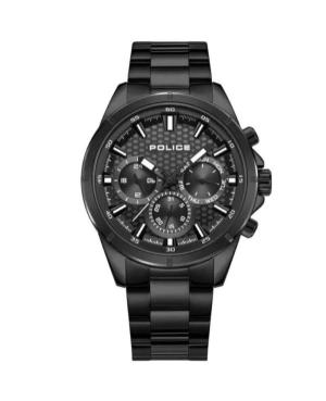 Men Classic Quartz Analog Watch POLICE PEWGK2204107 Black Dial 44mm