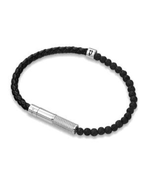 Police Twine Bracelet for Men Stainless Steel with beads and Leather PEAGB0012501 image 2