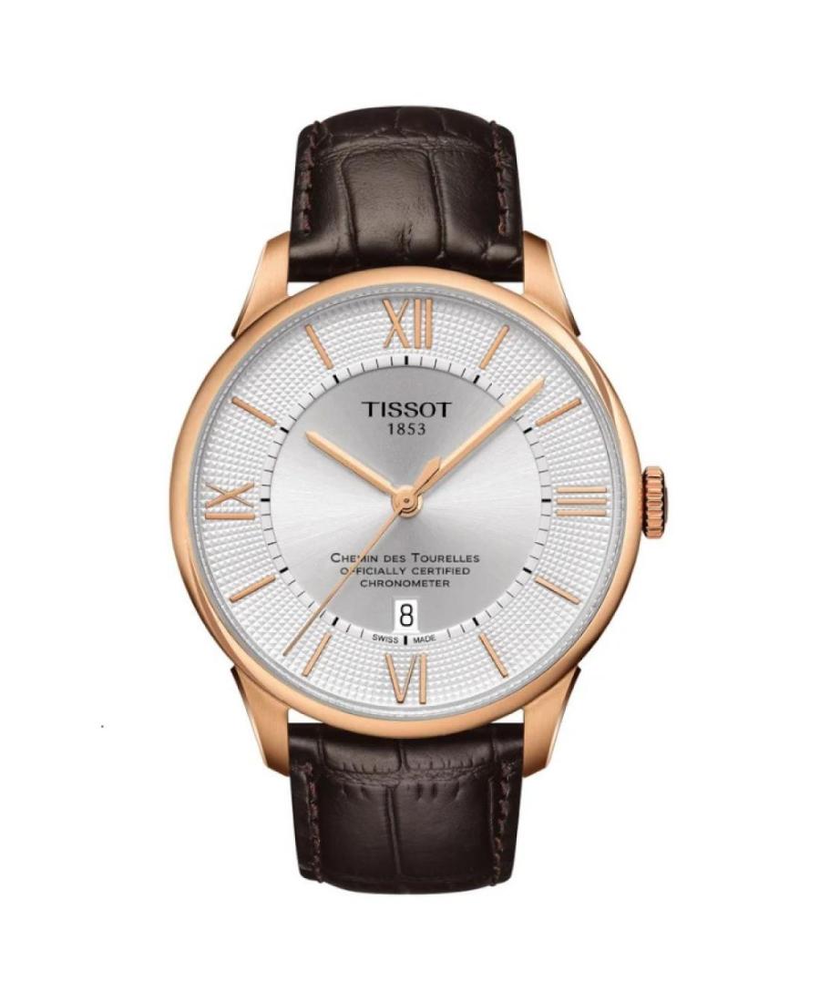 Чоловічий Класичний Швейцарський Механічний Наручний Годинник TISSOT T099.408.36.038.00