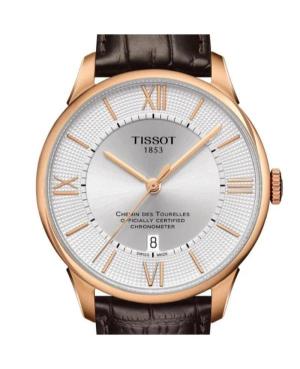 Чоловічий Класичний Швейцарський Механічний Наручний Годинник TISSOT T099.408.36.038.00 image 4
