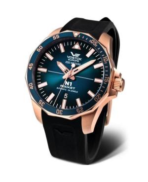 Vyriškas Diver Kvarcinis - elektroninis, Solar Rodyklinis Watch VOSTOK EUROPE NH35A-225B616SIBLACK Mėlyna Dial 46mm