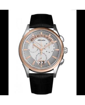 Mężczyźni Classic Analog klasyczny Szwajcar kwarcowy Zegarek Chronograf ADRIATICA Biały Wybierz 45mm A1193.R213CH