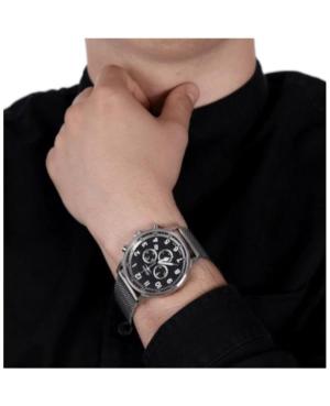 Mężczyźni Classic Analog klasyczny Szwajcar kwarcowy Zegarek Chronograf ADRIATICA Czarny Wybierz 46mm A1076.5124CHXL image 2