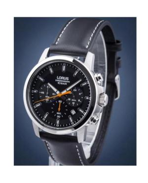 Vyriškas Klasikinis Sportinis Japoniškas Kvarcinis Rodyklinis Watch Chronograph LORUS RT331KX-9 Juodas Dial 42mm image 2
