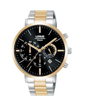 Mężczyźni klasyczny Japonia kwarcowy analogowe Zegarek Chronograf LORUS RT346KX-9 Czarny Wybierz 43mm