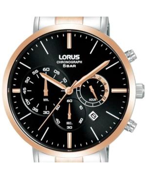 Men Klasické Japan Quartz Analog Watch Chronograph LORUS RT346KX-9 Černá Dial 43mm image 2