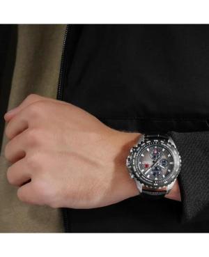 Men Sports Swiss Quartz Analog Watch Chronograph SWISS MILITARY HANOWA SMWGC0001830 Silver color Dial 45mm image 2
