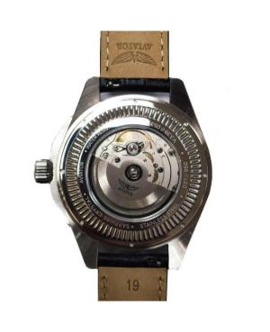 Men Classic Luxury Swiss Automatic Analog Watch AVIATOR V.3.39.0.336.4 Silver Dial 42.8mm image 8