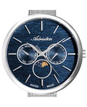 Kobiety Classic Analog klasyczny Szwajcar kwarcowy Zegarek ADRIATICA Niebieska Wybierz 38mm A3732.5115QF image 7