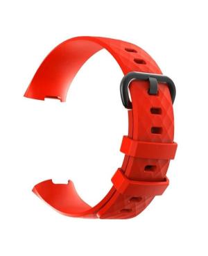 Fitbit Charge 3/4 SL S watch strap Red Silicone Červená 22 mm
