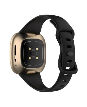 JULMAN Fitbit Versa 3,4 SL BK L Силікон Чорний 23,5 мм image 5