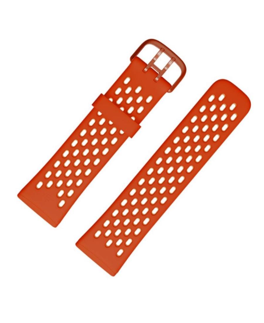 JULMAN Fitbit Charge 5/6 SL O Red Силикон Красный 23 мм