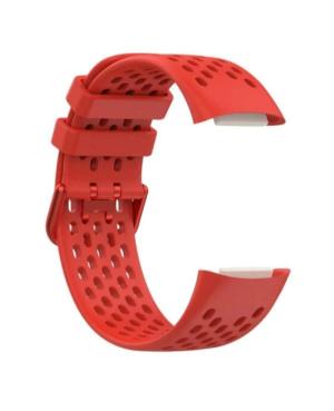 JULMAN Fitbit Charge 5/6 SL O Red Силикон Красный 23 мм изображение 3