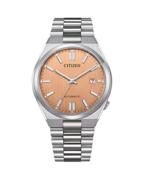 Mężczyźni klasyczny Japonia automatyczny analogowe Zegarek CITIZEN NJ0159-86Z Pomarańczowy Wybierz 40mm