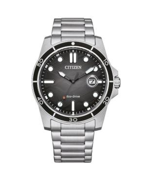 Mężczyźni sportowy klasyczny Japonia bateria słoneczna analogowe Zegarek CITIZEN AW1816-89E Czarny Wybierz 42mm