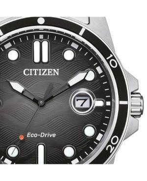 Mężczyźni sportowy klasyczny Japonia bateria słoneczna analogowe Zegarek CITIZEN AW1816-89E Czarny Wybierz 42mm image 5