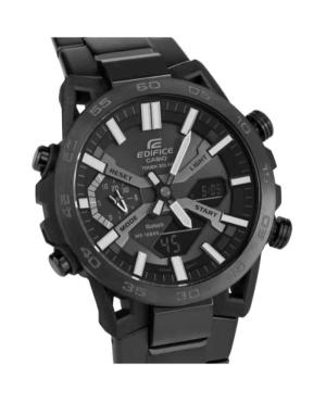 Men Klassisch Sports Japan Eco-Drive Digital Watch Timer CASIO ECB-2000DC-1BEF Schwarz Dial 48mm