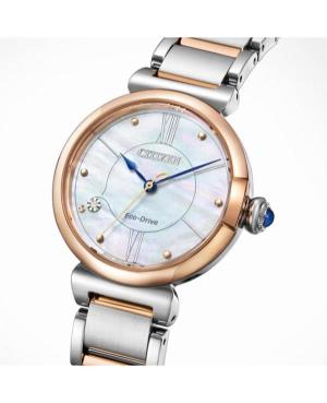 Women Classic Japan Eco-Drive Analog Watch CITIZEN EM1074-82D Mother of Pearl Dial 30mm image 5