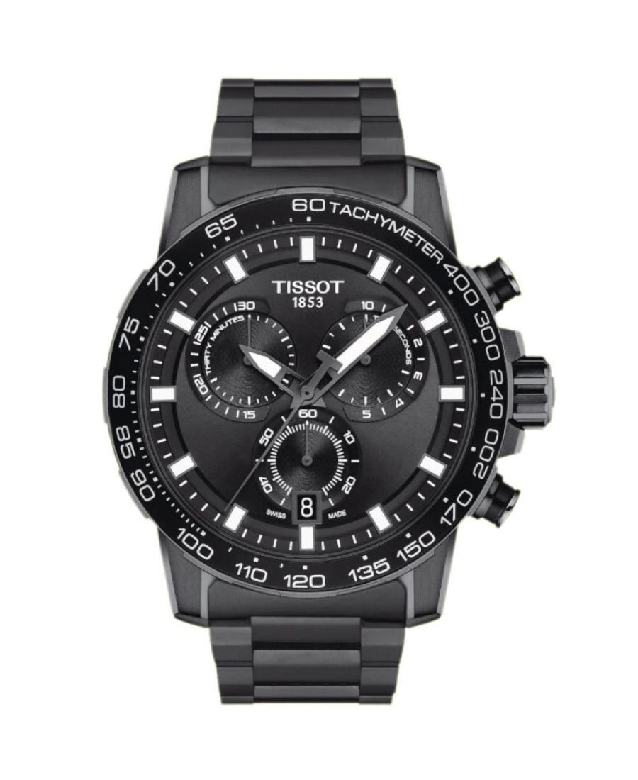 Mężczyźni klasyczny Szwajcar kwarcowy analogowe Zegarek Chronograf TISSOT T125.617.33.051.00 Czarny Wybierz 45mm