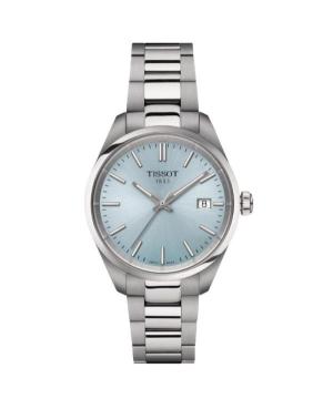Women Klasické Swiss Quartz Analog Watch TISSOT T150.210.11.351.00 Modrá Dial 34mm