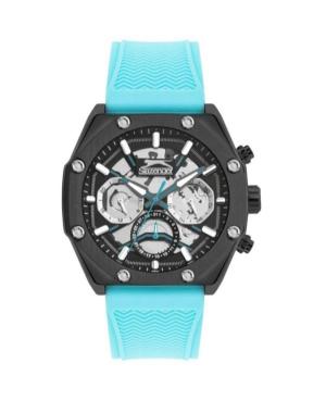 Mężczyźni klasyczny kwarcowy analogowe Zegarek SLAZENGER SL.9.2319.2.02 Srebrna Wybierz 43mm
