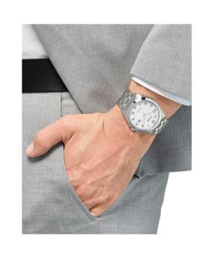 Vyriškas Klasikinis Japoniškas Kvarcinis Rodyklinis Watch CITIZEN BM7108-81A Balta Dial 41mm image 2
