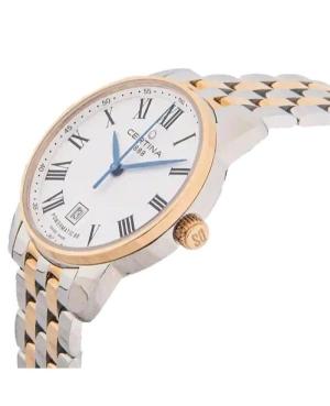 Vyriškas Klasikinis Luxury Swiss Kvarcinis - elektroninis, Solar Rodyklinis Watch CERTINA C034.807.22.013.00 Balta Dial image 4