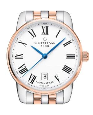 Vyriškas Klasikinis Luxury Swiss Kvarcinis - elektroninis, Solar Rodyklinis Watch CERTINA C034.807.22.013.00 Balta Dial image 5