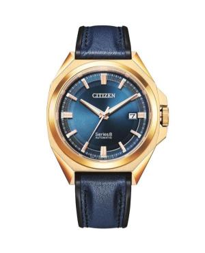 Mężczyźni klasyczny Luxury Japonia automatyczny analogowe Zegarek CITIZEN NB6012-18L Niebieska Wybierz 40mm image 1