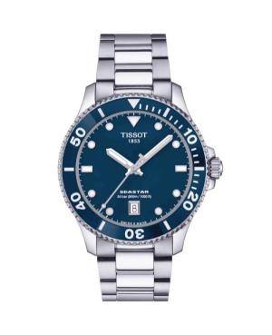 Men Klassisch Sports Diver Swiss Quartz Analog Watch TISSOT T120.410.11.041.00 Blau Dial 40mm