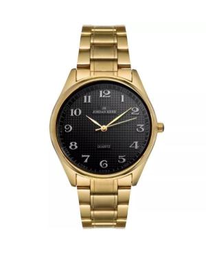 Men Classic Quartz Analog Watch JORDAN KERR L1010/IPG/BLACK Black Dial