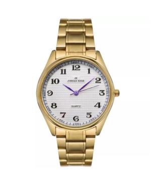 Men Classic Quartz Analog Watch JORDAN KERR L1010/IPG/WHITE White Dial