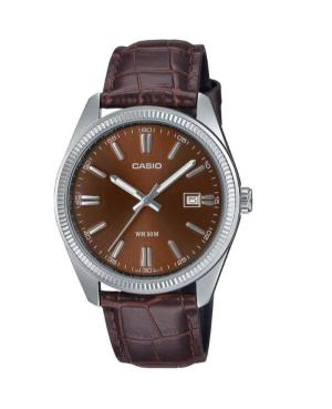 Mężczyźni klasyczny Japonia kwarcowy analogowe Zegarek CASIO MTP-1302PL-5AVEF Brązowy Wybierz 38.5mm