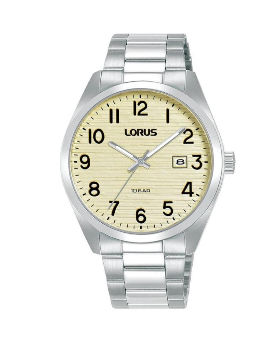 Men Klassisch Japan Quartz Analog Watch LORUS RH911RX-9 Sand Dial