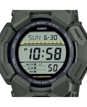 Vyriškas Sportinis Su funkcijomis Diver Japoniškas Kvarcinis Digital Watch Timer CASIO GD-010-3ER G-Shock Silver color Dial 52mm image 7