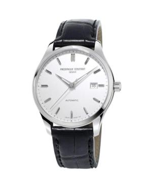 Men Klassisch Luxury Swiss Automatic Analog Watch FREDERIQUE CONSTANT FC-303S5B6 Silver Dial 40mm