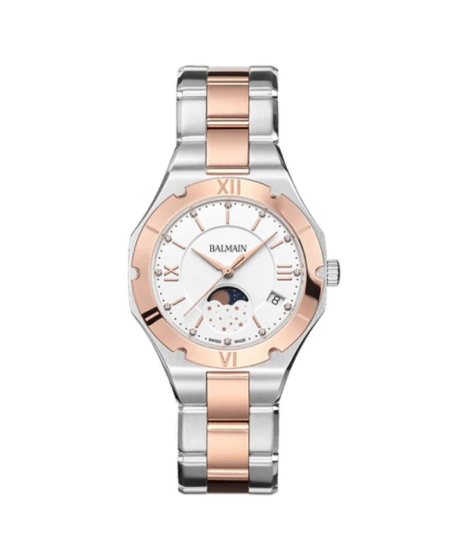 Women Classic Luxury Swiss Quartz Analog Watch BALMAIN B4598.33.22 White Dial 33mm