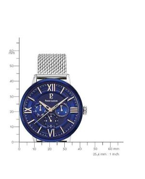 Vyriškas Klasikinis Kvarcinis Rodyklinis Watch Chronograph PIERRE LANNIER 253C168 Mėlyna Dial 42mm image 3