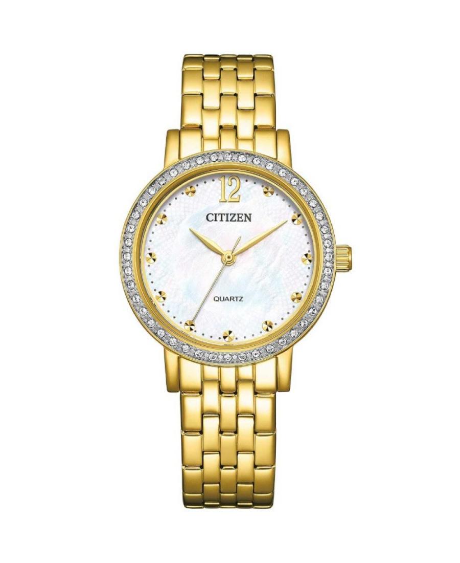 Women Klassisch Japan Quartz Analog Watch CITIZEN EL3102-50D Mother of Pearl Dial