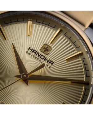 Vyriškas Klasikinis Kvarcinis Watch HANOWA HAWUH0001760 Gold color Dial 40mm image 3