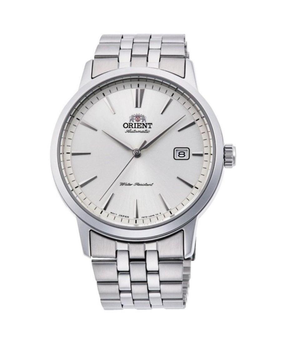 Men Klasické Japan Automatic Analog Watch ORIENT RA-AC0F02S30B Silver Dial 42mm